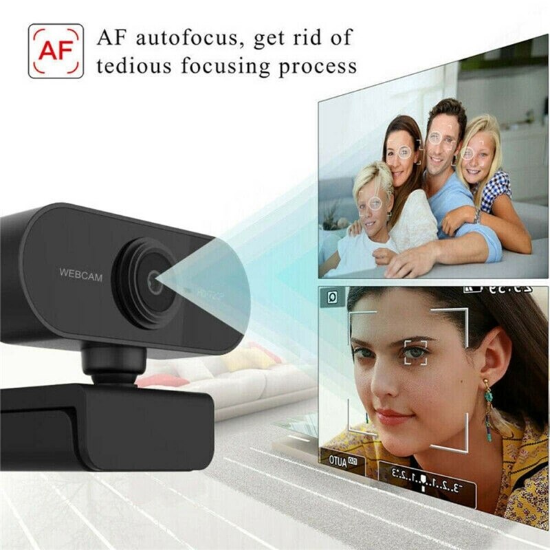 Caméra HD 1080P caméra Webcam caméra IP avec Microphone Autofocus caméra Web pour ordinateur portable de bureau