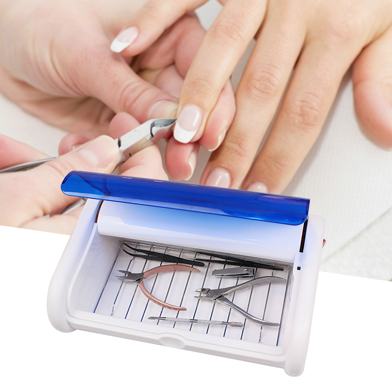 UV Sterilizer Box Cabinet Ultraviolet Mini Ozone Disinfection Sterilization Machine For Home Salon Household Nail Manicure Tools