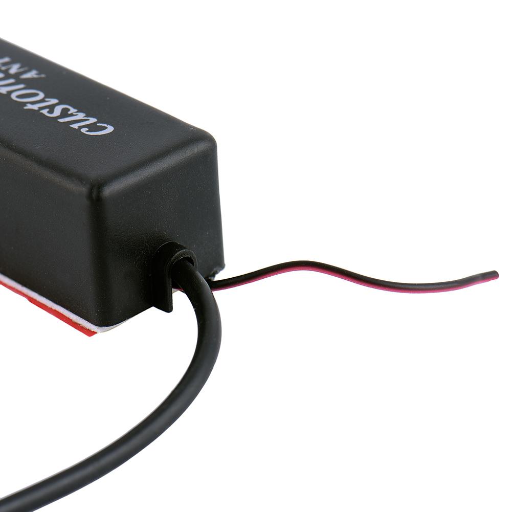 12V Universal AM/FM Signal Amplification Invisible Radio Antenna Enhanced Signal Stereo FM Radio Amplifier Antenna