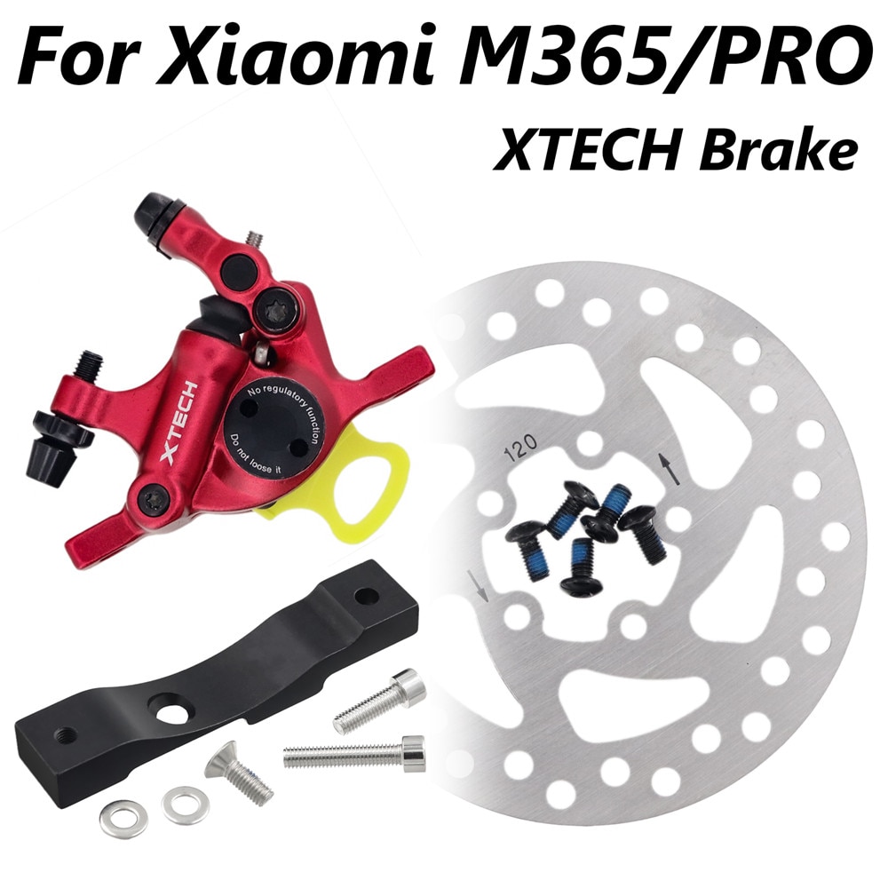 ZOOM Xtech-freno hidráulico de aleación de aluminio HB100 para patinete eléctrico Xiaomi M365/Pro, mejora de frenos de disco M365
