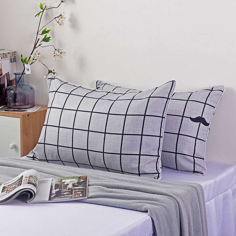 Kussen Europese Stijl Eenvoudige Cartoon 40X60Cm Plaid Student Slaapzaal Met Rits Verwijderbare Te Schoon: 8