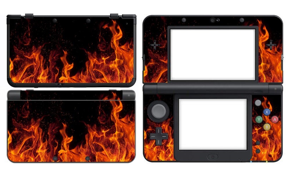 304 Fire Vinyl Skin Sticker Protector voor Nintendo 3DS skins Stickers