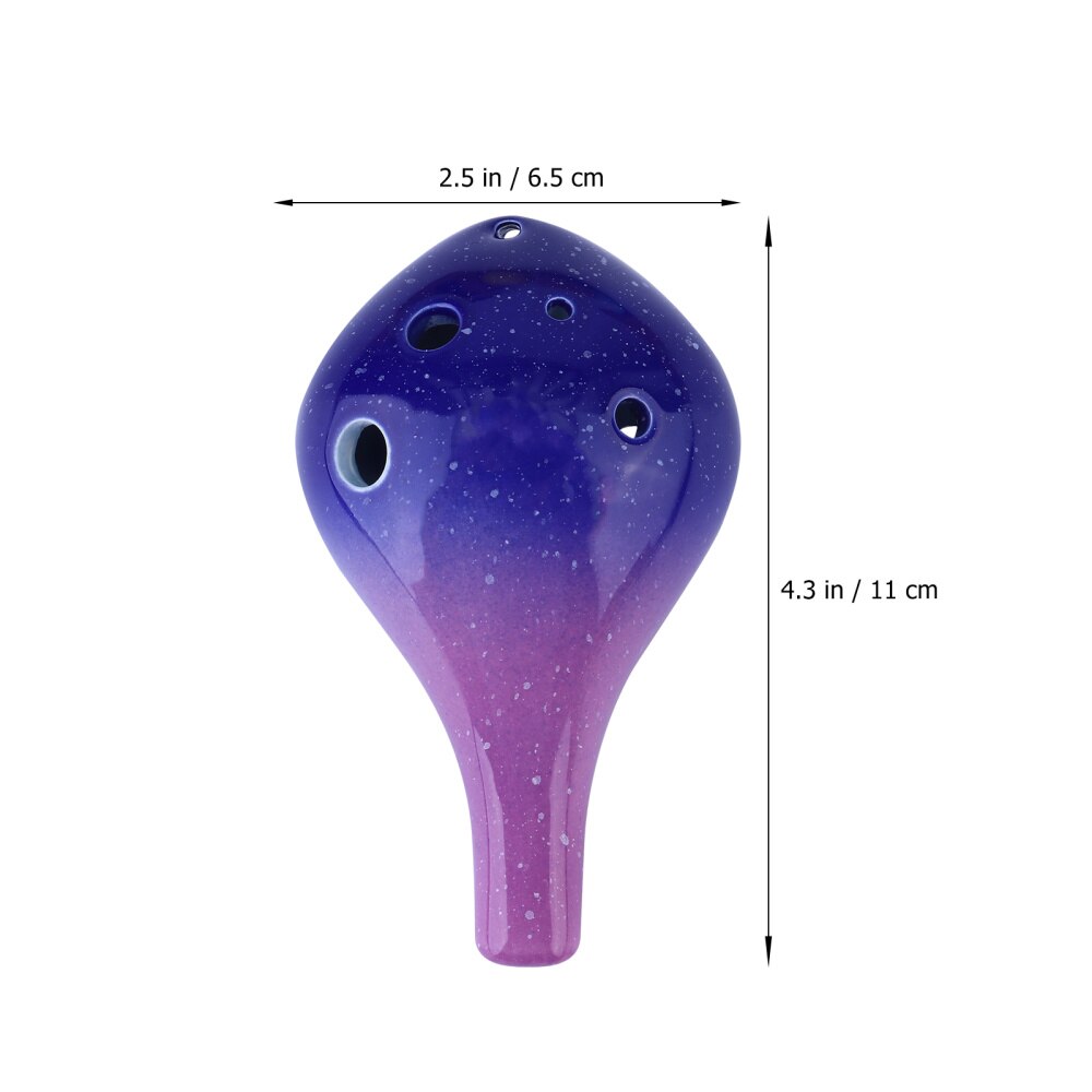 Bouteille Ocarina en céramique à 6 trous, Instrument de musique, flûte pour débutant