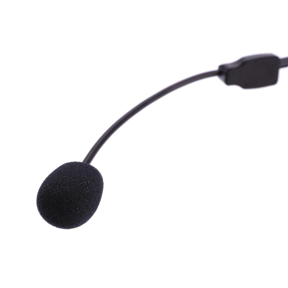 Head-mounted headset microphone Portable Lightweight Wired 3.5mm Plug Guide Lecture Speech Headset mic for teaching meeting