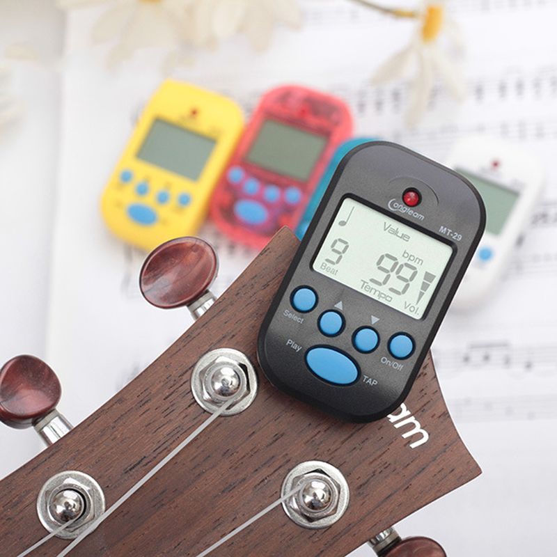 Mini draagbare metronoom piano citer gitaar ritme apparaat elektrische metronoom en merk