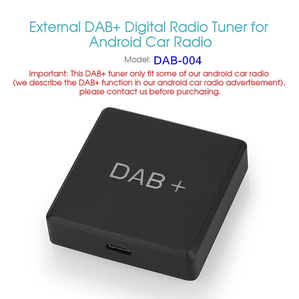 DAB Digital Radio Accessories Player Multifunction USB DVD External Mini Receiver Box Adapter Durable Car Use Audio Portable