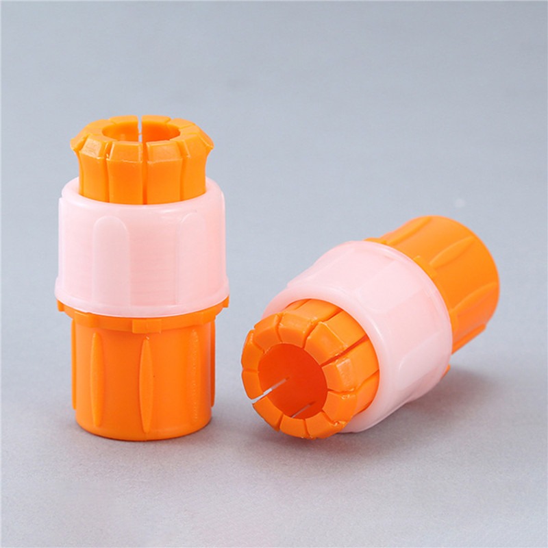 1/2 Stuks Universele Slang Kraan Snel Connector Graden Slang Waterkraan Schroefdraad Connector Kraan Adapter Voor Tuin Irrigatie: Zilver