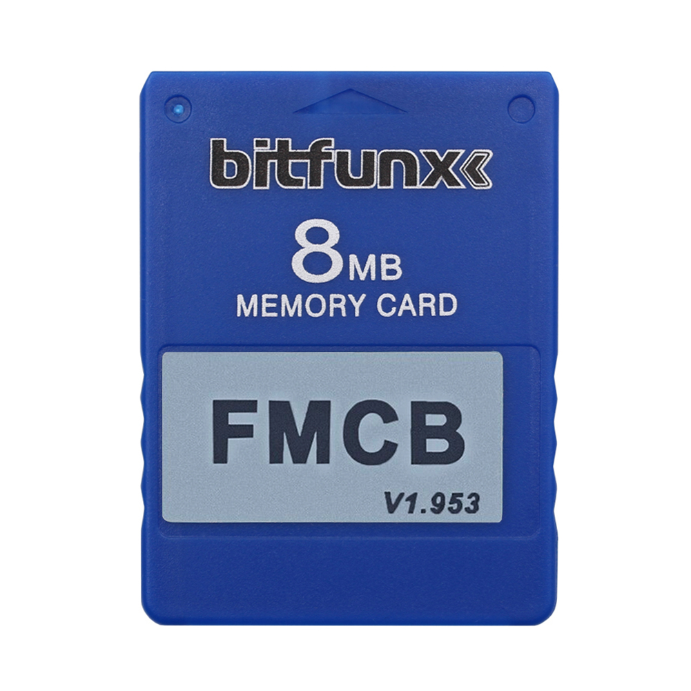 Memory Card Game Consolas Accessories Game Memory Card for Sony PS2 Playstation 2 FMCB McBoot Free MC Boot v1.953: Blue 8MB