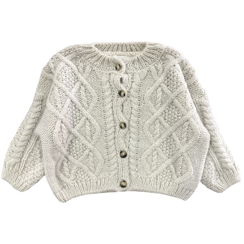 Efterår piger striktrøjer børn casual cardigans børn sweatere