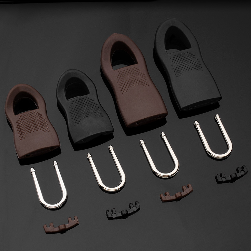 Étiquettes de rechange à fermeture éclair pour vêtements, fixation à glissière noire pour sac de voyage, valise, vêtements, tente, sac à dos, outils de couture