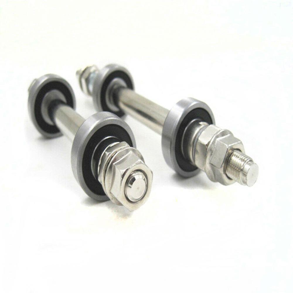 14cm/18cm Mountain Bike Bearing Bearing Solid Shaft Bicycle Front Rear Bearings Bikes Wheel Hub Axle Lever Metal Bicycle Parts
