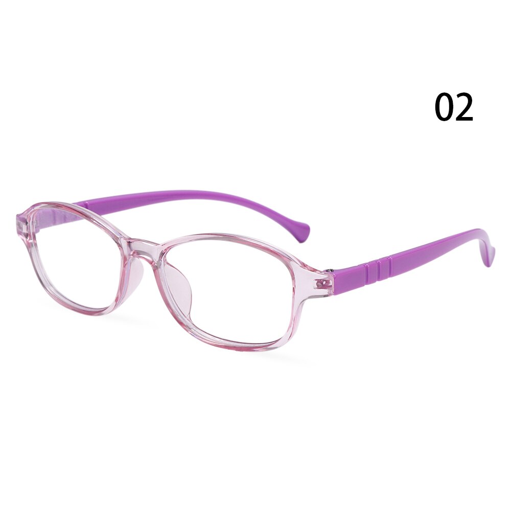 1PC Kid Glasses Ultra Light Frame Computer Glasses Anti-blue Light Eyeglasses Eyewear Boys Girls Vision protection Lynx Glasses: 02