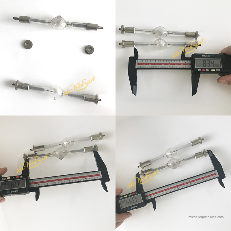 Litewinsune 2pcs HMI575W Stage Lighting Lamp HMI 575W