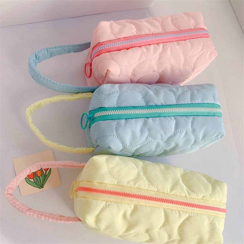 eins Neue Koreanische Stepp Kosmetik Taschen Frauen Große Kapazität Baumwolle machen-hoch Lagerung Tasche Schönheit fallen Für Mädchen