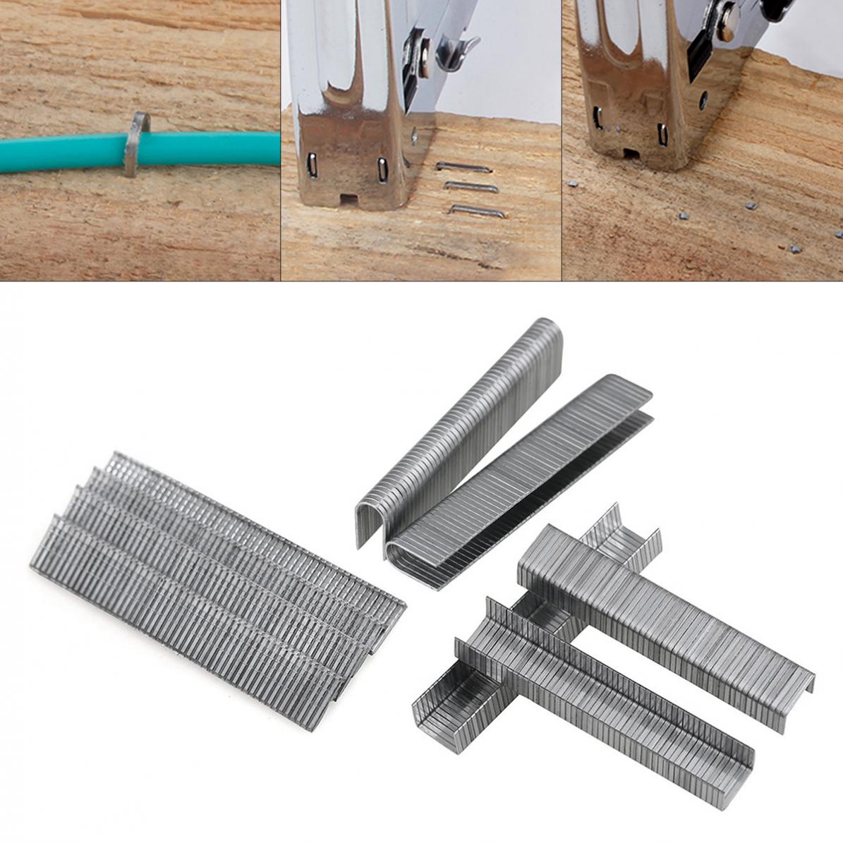 1000pcs Stainless Steel Electric Pneumatic Nail Gun Straight Nail U Nail fit for Electric Straight Nail Gun