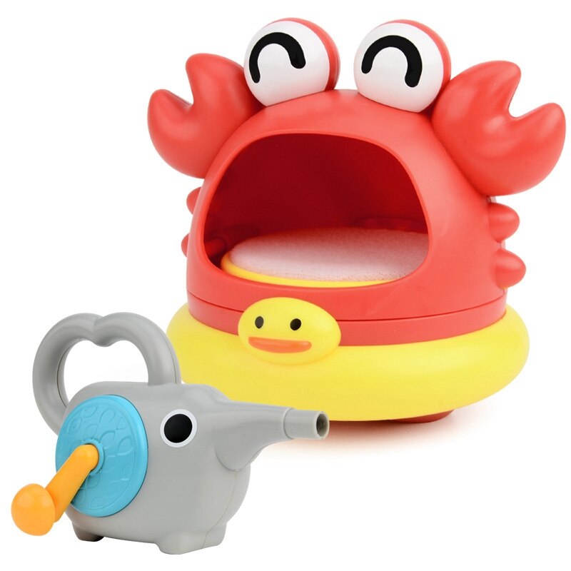 Giocattoli da bagno a bolle per giocattoli da piscina per vasca da bagno per bambini e bambini: Red