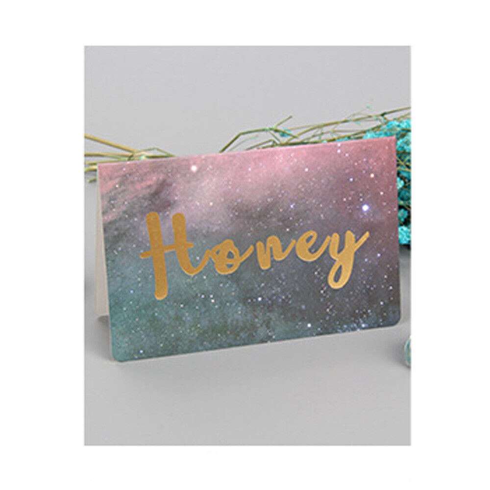 1pcStarry Series Festival Greeting Lucky Cards Happy Birthday Good Luck Message Card Wedding Birthday Party Decor Cards Blessing: 2