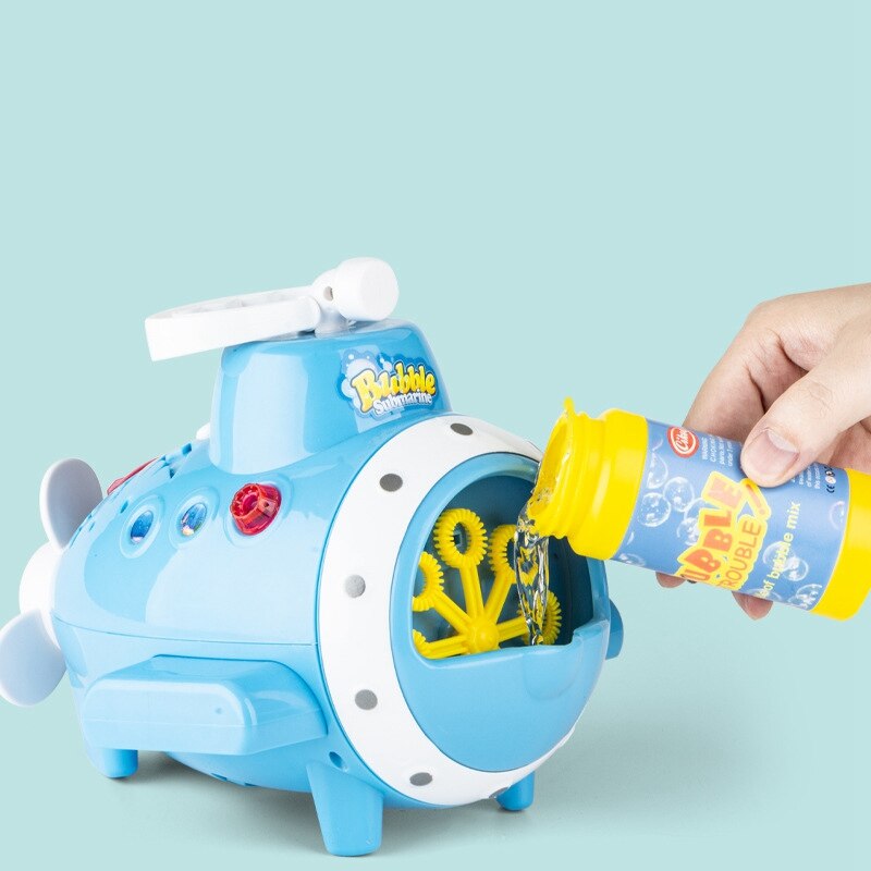 Submarine Bubble Machine Automatische Bubble Maker Bubble Blower 1000 Bellen Per Minuut Met Licht En Muziek Voor Kinderen