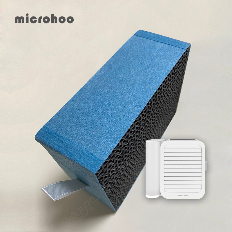 Originele Microhoo Capaciteit Mini USB Draagbare Airconditioner Filter Koel en Bevochtigen Touchscreen Airconditioner Filter