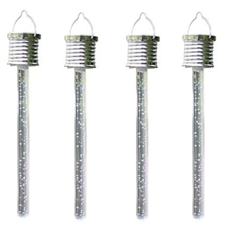 Solar Hanging Lights Outdoor Acrylic Bubble Lamp Changing Solar Powered for Garden Patio Path Backyard Decoration 4PC