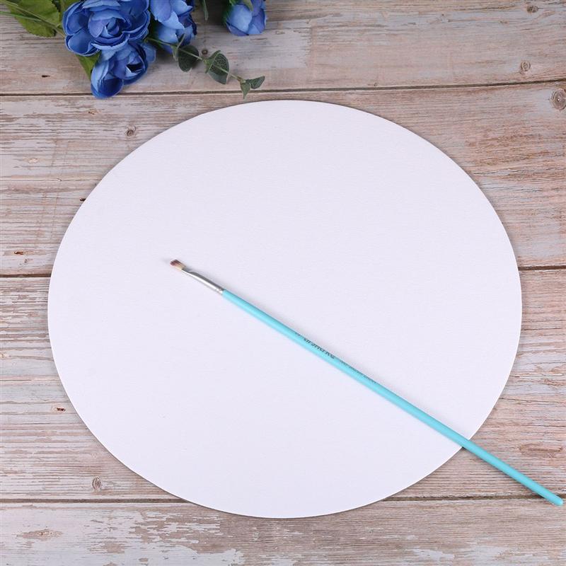Round Canvas Drawing Board Premium Art Painting Board Artist Round Shape Canvas Board Oil Paint Canvas Sketchpad