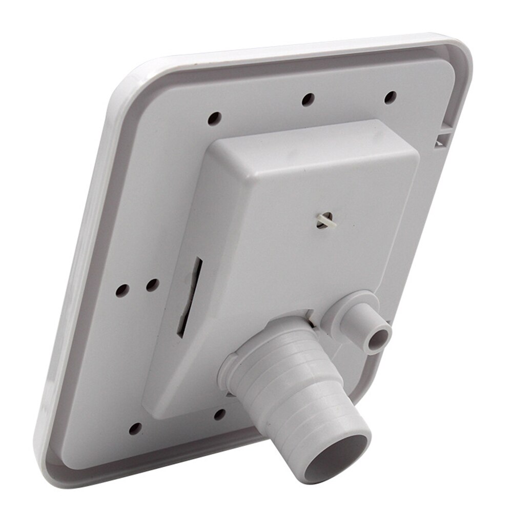 Water Intake Parts Gravity Inlet Square RV Trailer Hatch Cover Lockable Caravan Universal Accessories With Keys Plastic Threaded