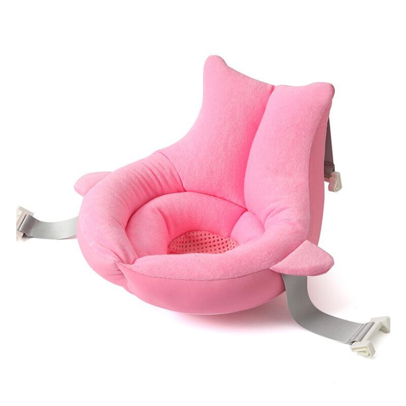 Baby Badmat Vis-Baby Badmat Pocket Schorsing Badmat Pasgeborenen Badmat: Pink