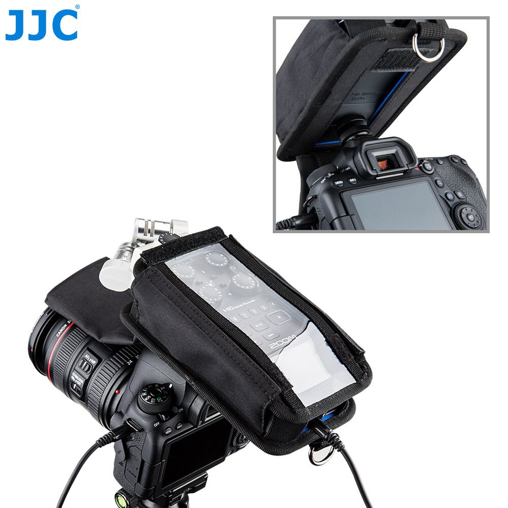 Jjc kameraholder veske bag tallerken veske til zoom plakat  h6 h5 h4n h4n pro hendig video digital opptaker beskytter tilbehør