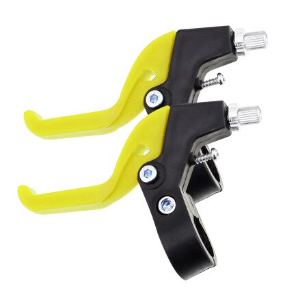 1 Pair Plastic Kids Children Bicycle Brake Handle Bike Cycling Brake Levers Kids Safety Brake: yellow