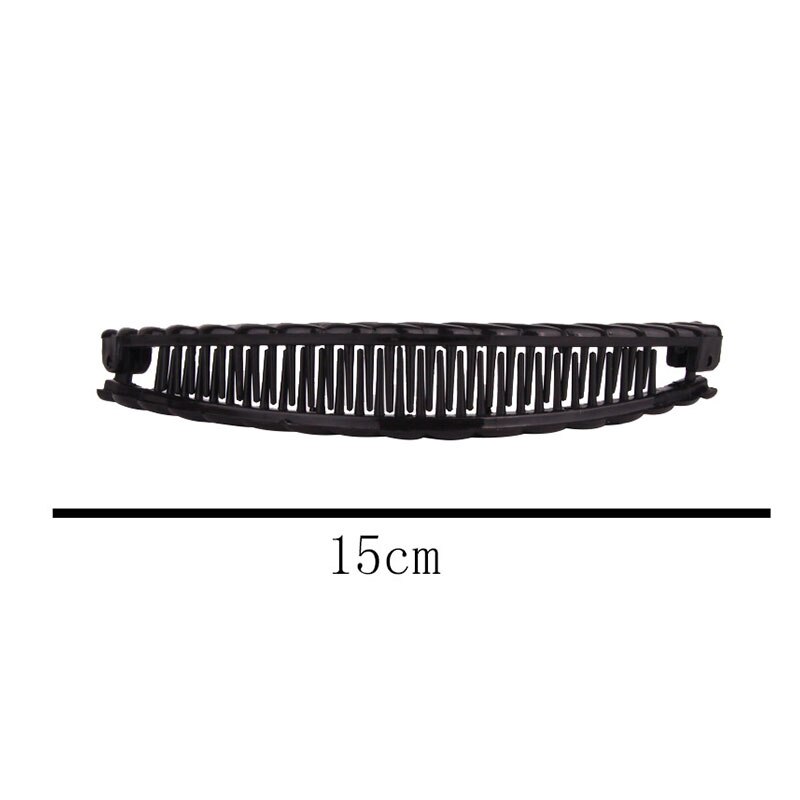 Pince à cheveux en forme de banane coréenne, de Barrettes de couleur unie pour femmes, épingles à cheveux, accessoires pour filles, pince queue de cheval