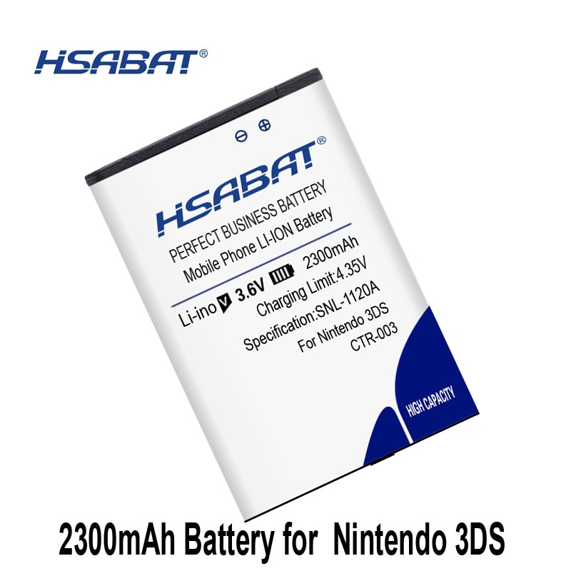 Hsabat 2300Mah CTR-003 Ctr 003 Oplaadbare Batterij Vervanging Voor Nintendo 3DS 2DS Console Innerlijke