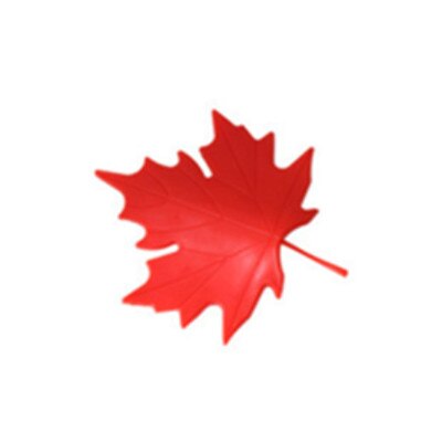 Practical Kid Baby Maple Leaf Shape Finger Safety Door Stopper Stops Protector Wedge Door Jam Catcher Block Home Decor: red