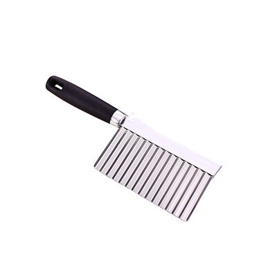 Kitchen wave Edge knife stainless steel wolf tooth potato knife wavy cut chips ripple knife cucumber carrot flower cutter: 1 pack
