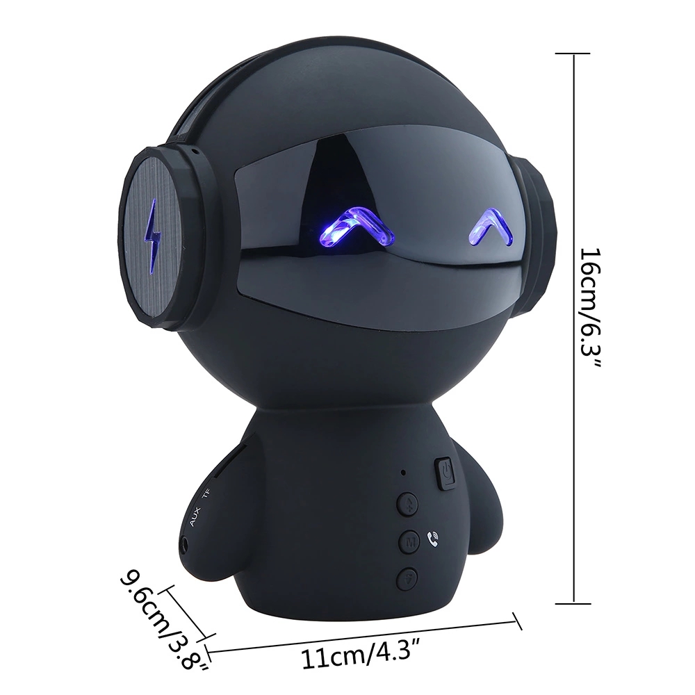 Mini Bluetooth Speaker Draagbare Leuke Robot Kind Speaker Wireless Music Stereo Subwoofer Ondersteuning Card USB Speaker