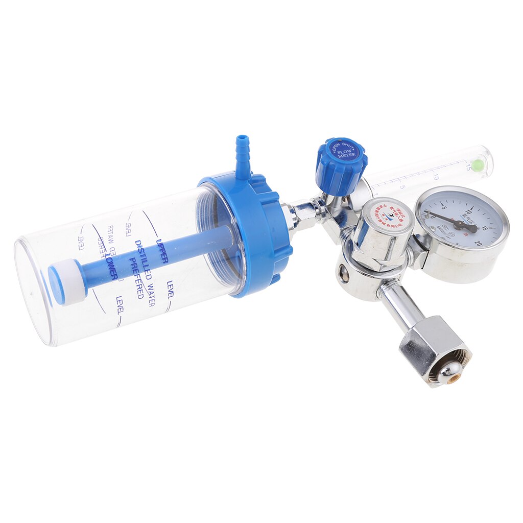 Przepływomierz tlenu przepływomierz tlenu manometr regulator ciśnienia tlenu 0-10L/min G5/8 dla osób starszych