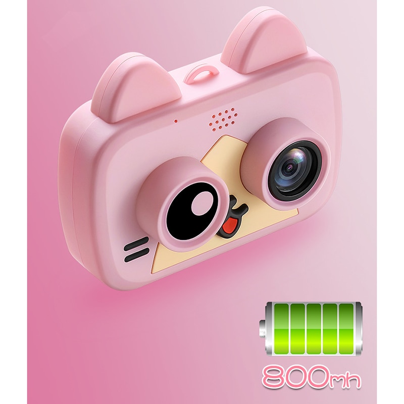 1200w wifi barnkamera mini söt katt digital barnkamera för barn baby foto selfie 1080p kamera barn baby