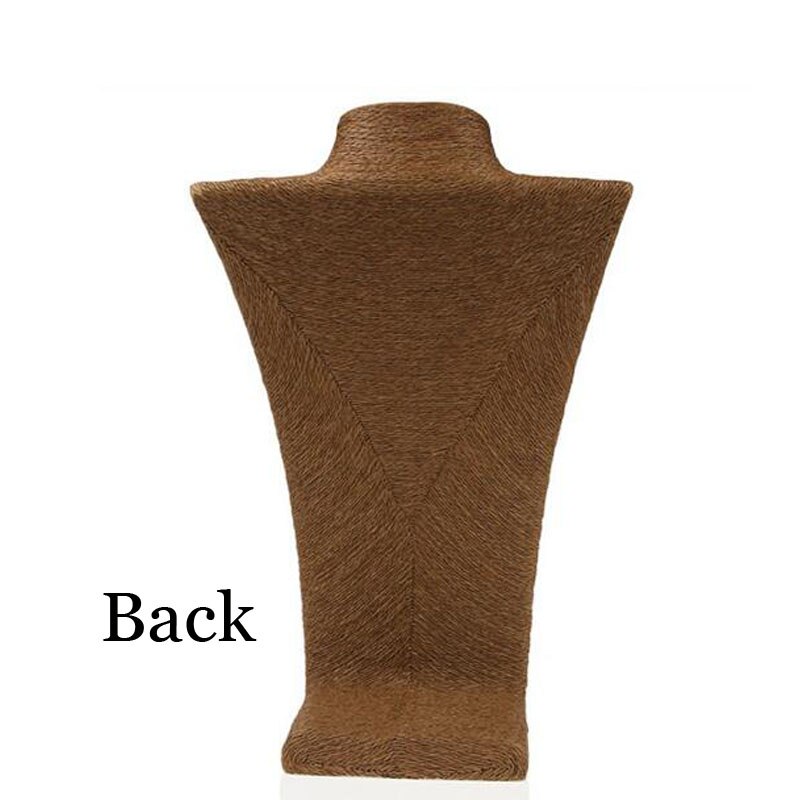 S/M/L 6 kolory kobieta liny manekin naszyjniki biust stojak biust stojak wystawowy na biżuterię uchwyt półki L23 * W13 * H36cm cena hurtowa