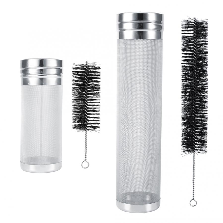 Stal nierdzewna Homebrew napar piwo chmiel pająk filtr z siatki sitko z 300 mikrometrów siatka zestaw szczotek robić czyszczenia akcesoria barowe