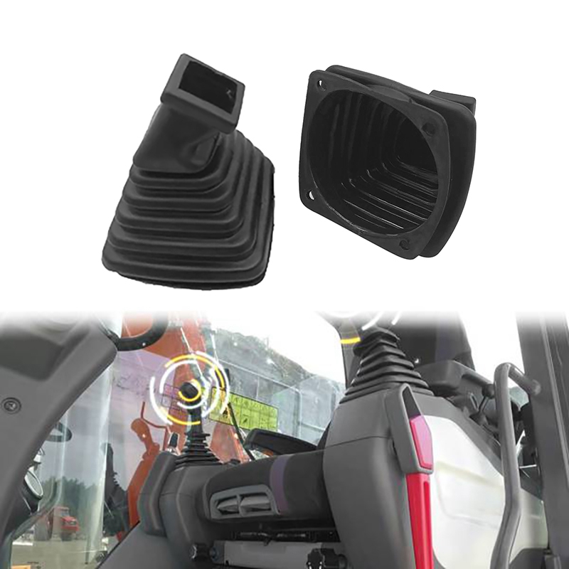 2Pcs Graafmachine Joystick Handvat Versnellingen Dust Jacket Cover Voor Daewoo Doosan Dh DX150 215 225 300 370-9C