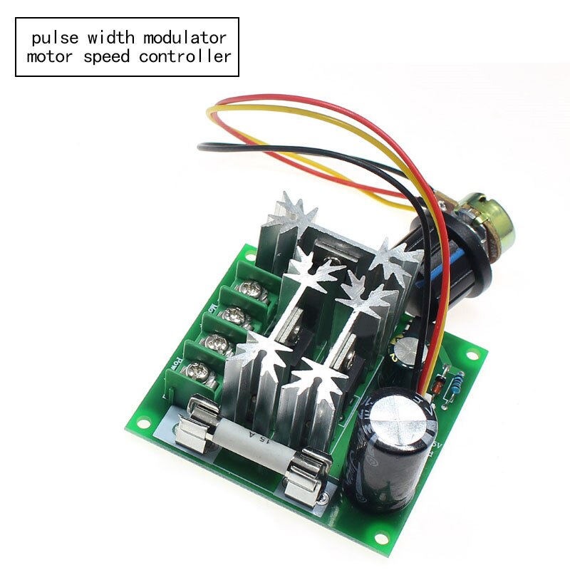 DC 6V-90V 15A DC Motor Speed Controller Stepless Speed Regulation Width PWM DC 12V 24V 36V 48V 1000W