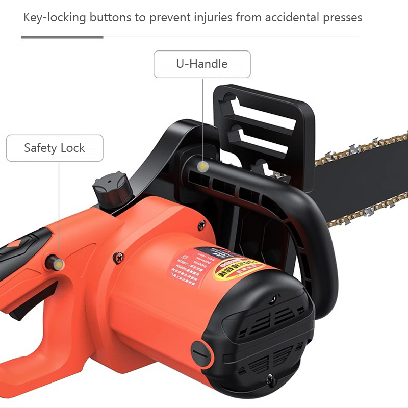 Chainsaw Logging Saw Household Electric Small Chain Hand-held Tree Cutting Tree Cutting Saw High-power Electric Chain Drama