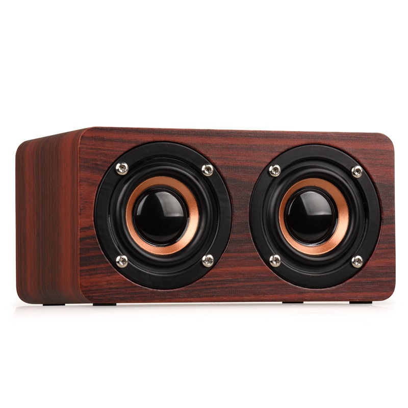 KAPCICE Houten Draadloze Bluetooth Speaker Draagbare HiFi Shock Bass Altavoz TF caixa de som Soundbar voor iPhone Sumsung Xiaomi