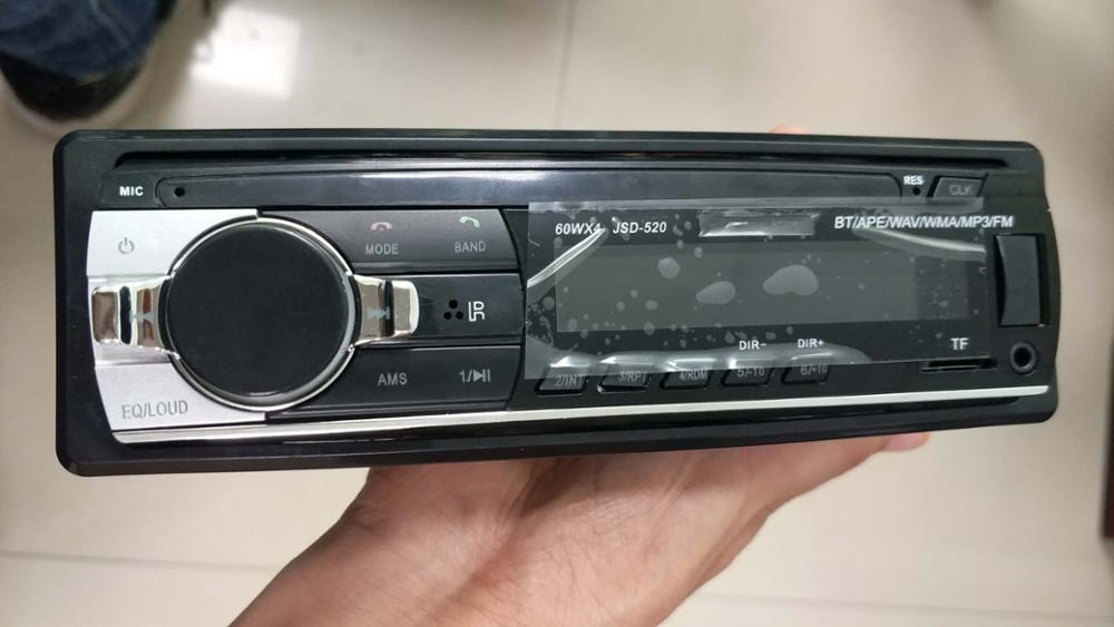1 din bil  mp3 multimediaspelare bluetooth autoradio bilstereo radio fm aux ingångsmottagare sdusbin-dash jsd -520