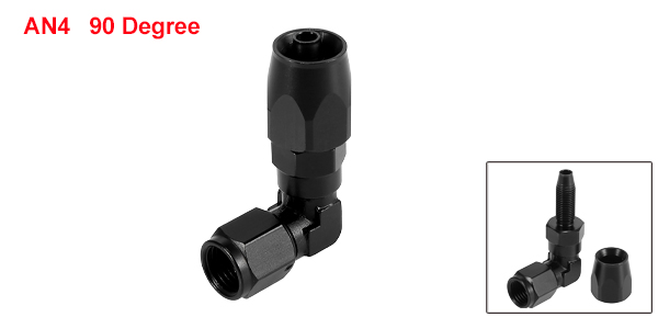 X Autohaux AN4 90 Graden Vrouwelijke Swivel Koppeling 90 Graden Slang Union 6061 Aluminium Brandstof Lijn Auto Stookolie hose End Fitting: Default Title