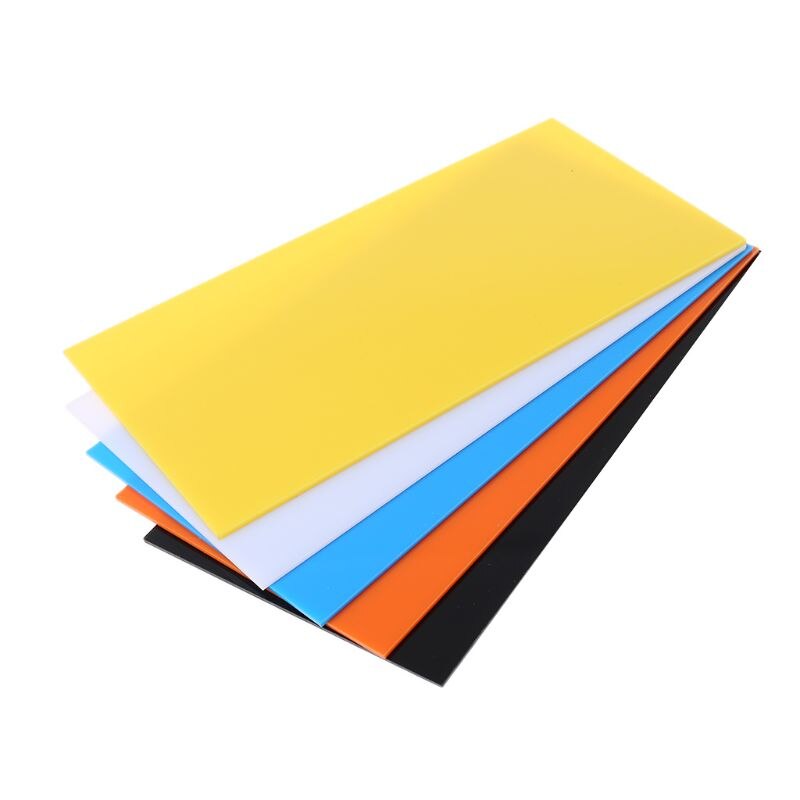 10X20cm Plexiglass Board Colored Acrylic Sheet DIY Toy Accessories Model Making