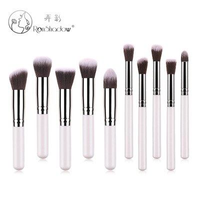 10Pc Synthetische Make-Up Borstel Set Cosmetics Foundation Mengen Blush Make-Up Tool Make Up Borstels Makeupfor Vrouwen Foundation Brush: 4