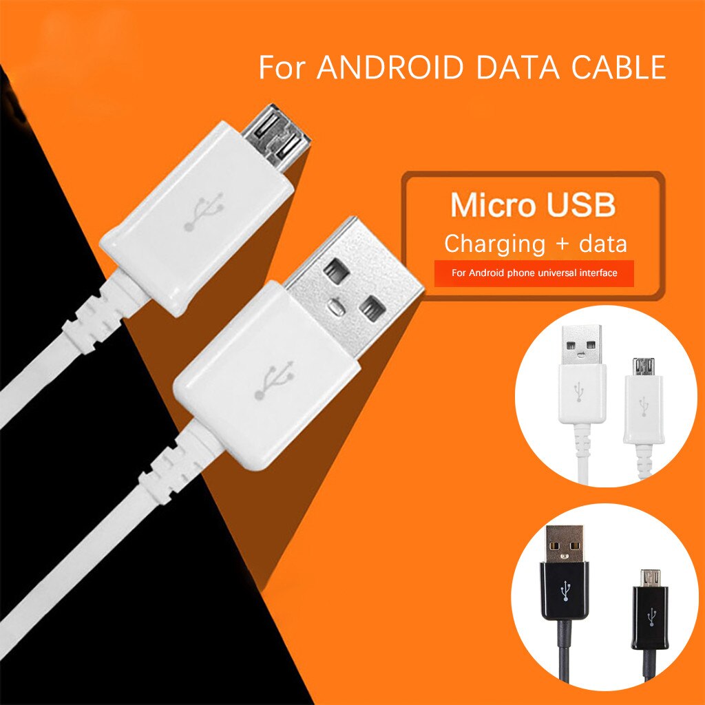 1M Standard Interface USB Micro Data Cable For Samsung For Huawei for xiaomi for tablet for mp3/mp4 and other Android phone