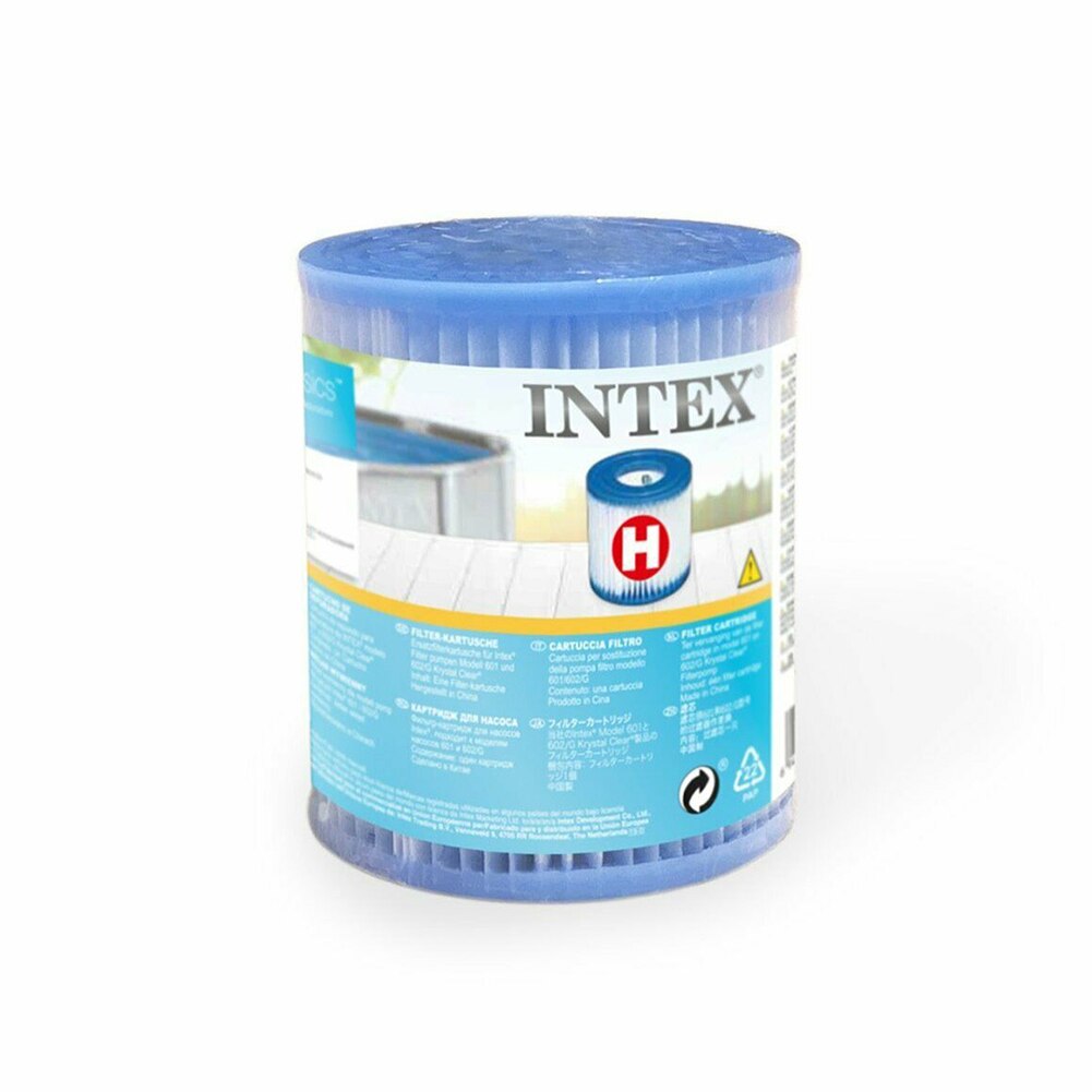 Genanvendelige vaskbare swimmingpool filterpatroner type h til intex spa filter pumper renere rengøring udskiftning