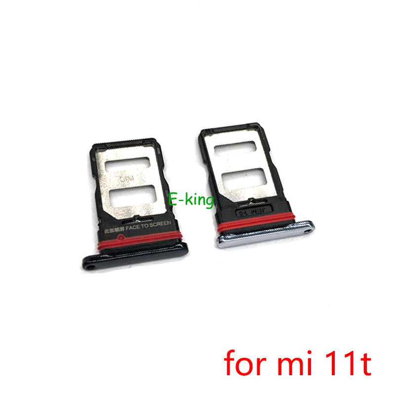For Xiaomi Mi 11T Pro Sim Card Slot Tray Holder Sim Card Reader Socket