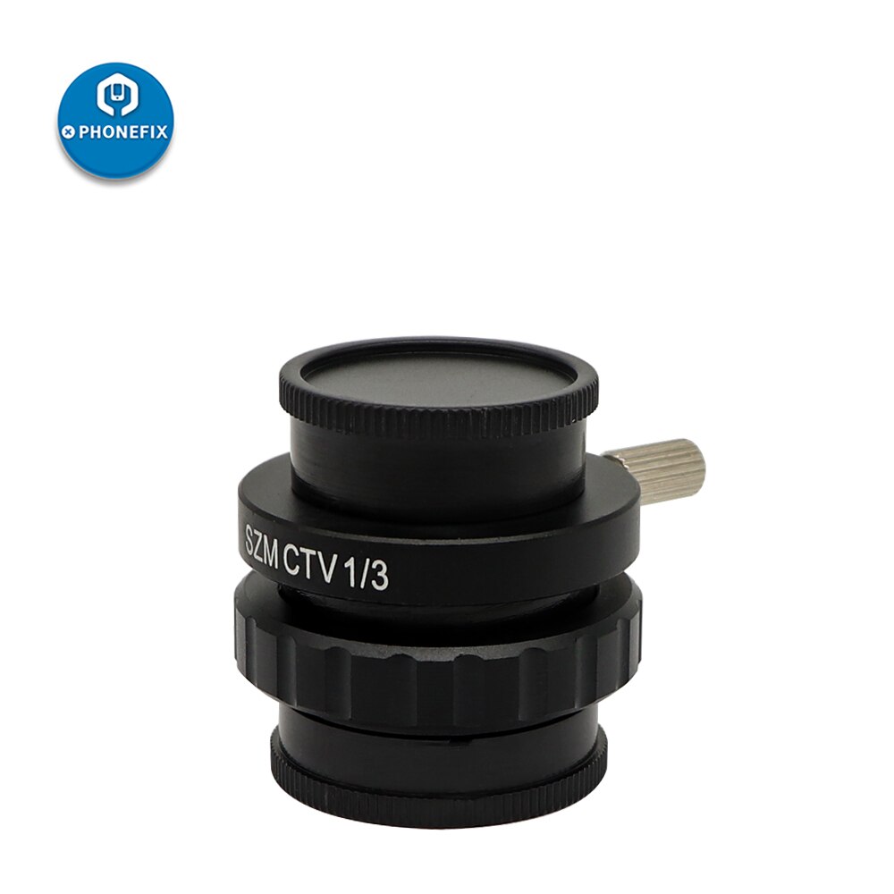 0.3X 0.5X C mount Lens Adapter SZMCTV 1/2 1/3 1X Adapter For Simul Focal Trinocular Stereo Microscope HDMI VGA USB Video Camera: SZM CTV1-3